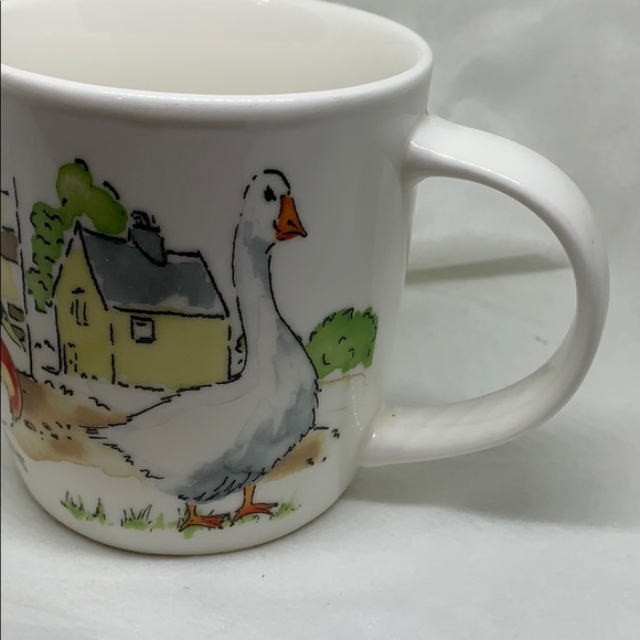 Country farm animals coffee mugs set of two - Picture 5 of 8